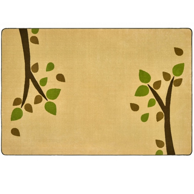 23758 KIDSoft Branching Out Tan Rug Carpet 8' x 12'