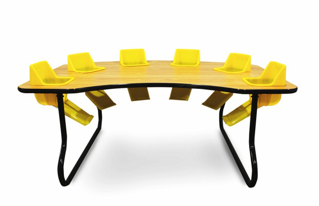 8 seat toddler tables with leg and foot supports feeding tables daycare furniture direct