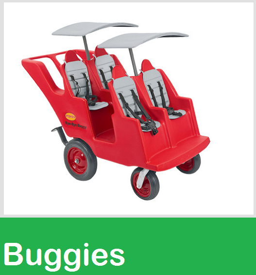 bye bye baby buggie, child care strollers, gaggle buggies, commercial strollers