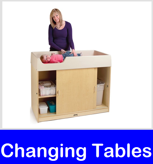 Diaper Changing Stations and Commercial Changing Tables at Daycare Furniture Direct. 