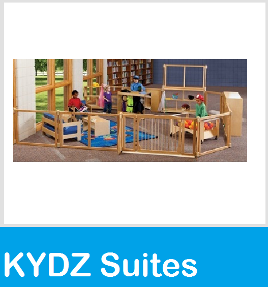 kydz suites panels room dividers, gates, arches, upper deck, legs, hubs